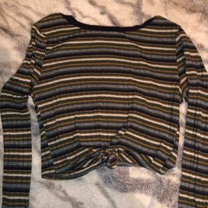 Long sleeve crop top